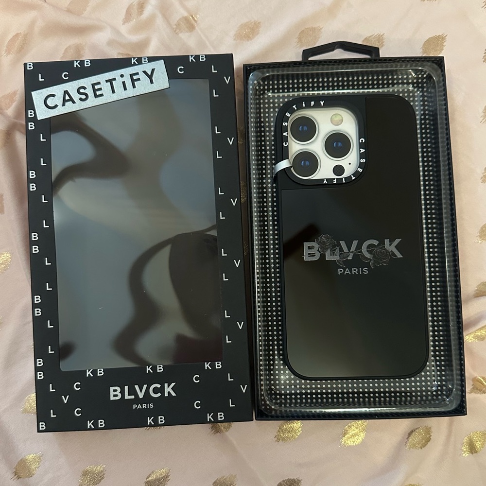Casetify x Black Paris I phone 14 Pro case